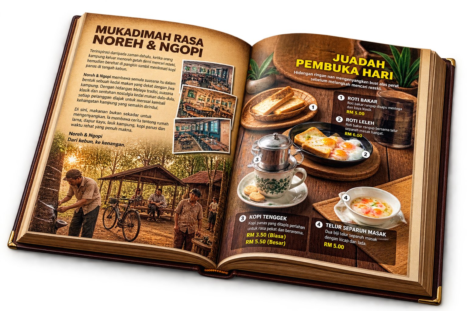 Buku Menu Noreh & Ngopi